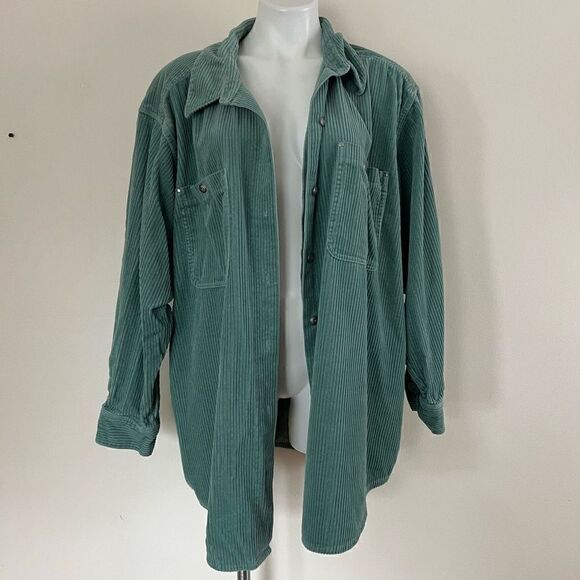 Roaman’s Blue Corduroy Jacket 2X - Picture 1 of 10